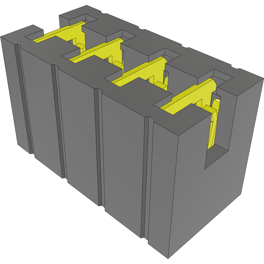 Samtec-MNT-104-BK-H 跳线及分流连接器 Conn Shunt F 8 POS 2.54mm ST Bulk