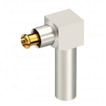 Radiall-R199005240 Raccordement FR Conn MC 0Hz to 8GHz 50Ohm Crimp RA Cable Mount PL Gold Over Nickel