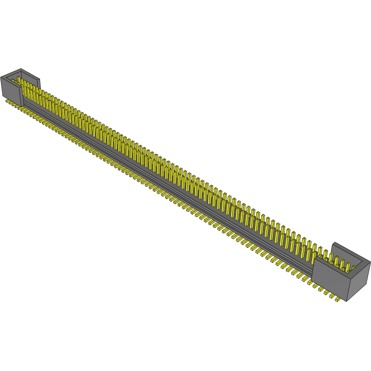 Samtec-FTE-182-01-G-DV-ES Embases de raccordement et réceptacles PCB Conn Shrouded Header HDR 164 POS 0.8mm Solder ST SMD Tube