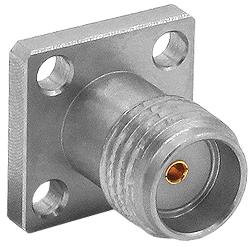 Bulgin Components PLC-RFSMAA4JAAA RF-Steckverbinder SMA Series Socket 4 Hole Flange