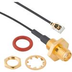 Cable Assembly 1.13mm Cable 0.3m MHF1 to SMA F-PL Bag