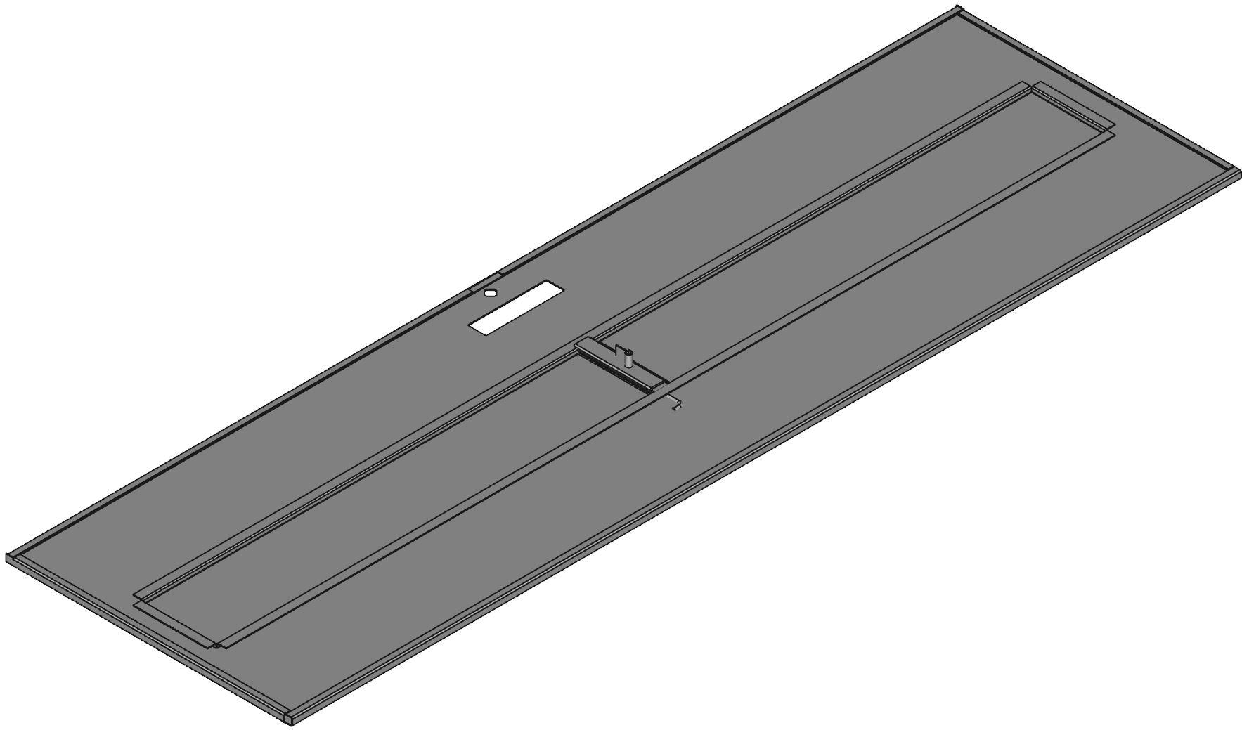 Hammond Manufacturing-RSDF19063LG1 null Knockdown Economy Rack Cabinet Solid Door, Steel, Light Gray