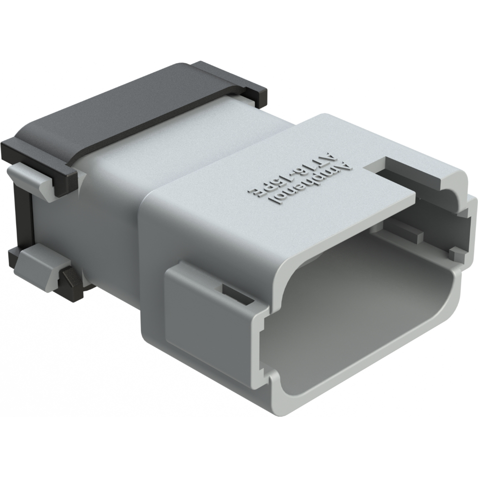 Amphenol-AT16-15PE-EK02 Einzeladersteckverbinder, Gehäuse Conn Housing M 15 POS Crimp ST Cable Mount Gray Box