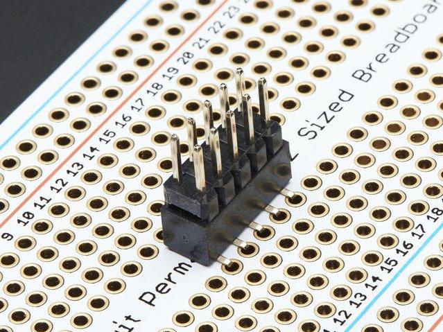 Adafruit Industries-2102 连接器插头及 PCB 插座 IDC Breakout Helper - 2x5 (10 pin)
