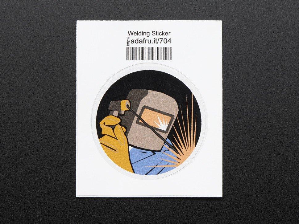 Adafruit Industries-704 Labels Labels Sticker Vinyl Gloss 50x50mm