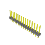 Conn Unshrouded Header HDR 16 POS 2.54mm Solder ST Top Entry Thru-Hole Bulk