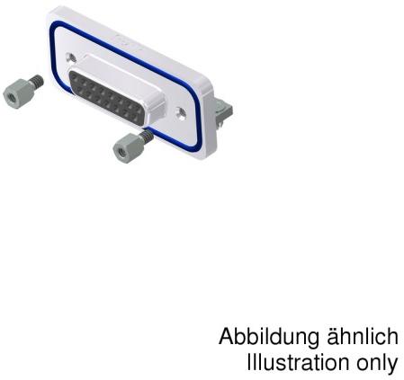 CONEC-15-000783 Steckverbinder, D-Sub Conn D-Sub SKT 15 POS Solder ST Thru-Hole 15 Terminal 1 Port