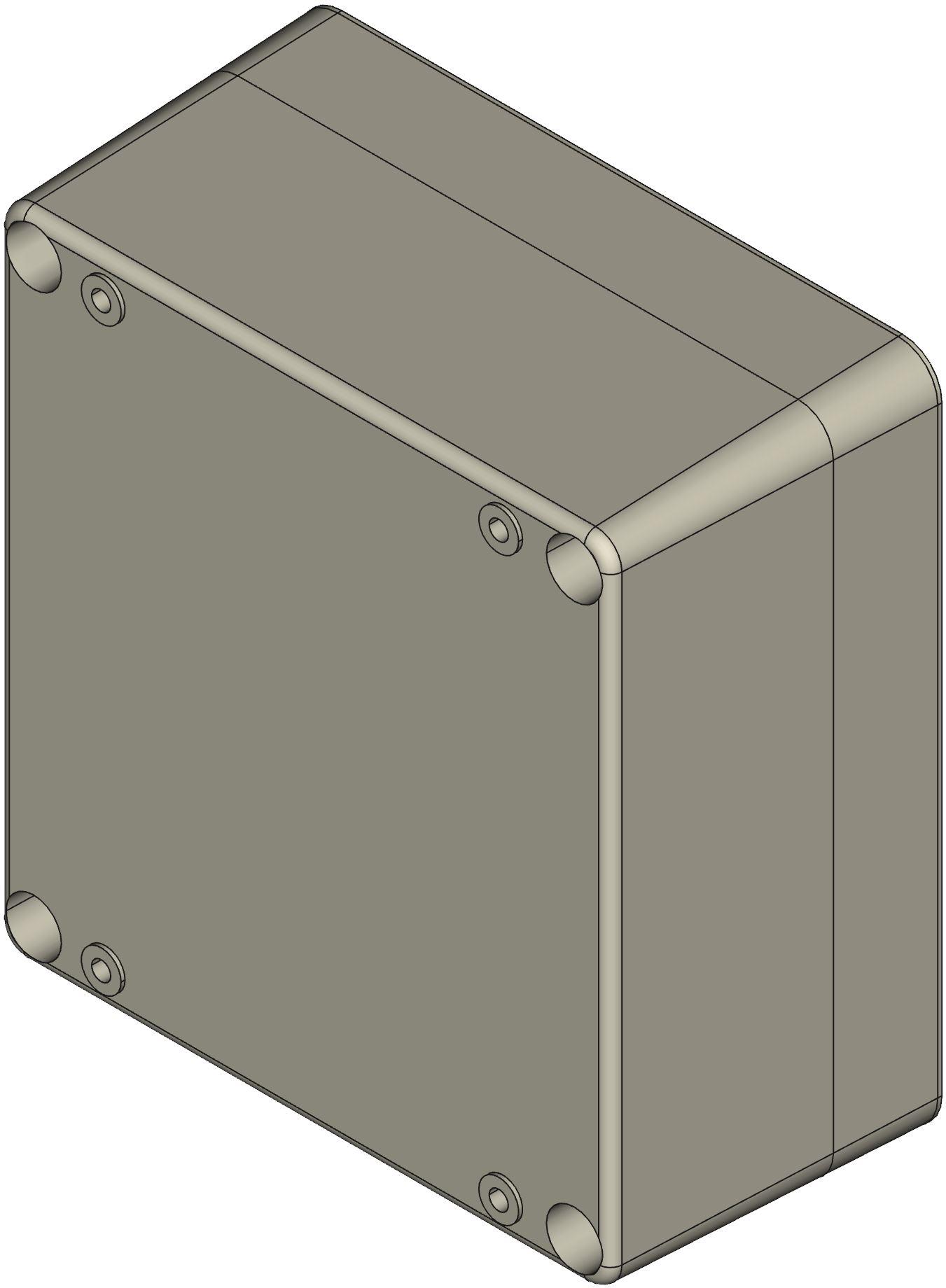 Hammond Manufacturing-RP1065C Kästen, Gehäuse und Gestelle Clear/Light Gray Acrylonitrile Butadiene Styrene Wall Mount Watertight Enclosure