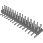 Conn Unshrouded Header HDR 30 POS 2mm Solder ST Top Entry SMD Tube