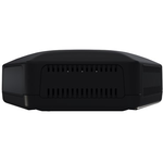 Black Acrylonitrile Butadiene Styrene Wall Mount Hex-Box IoT Enclosure