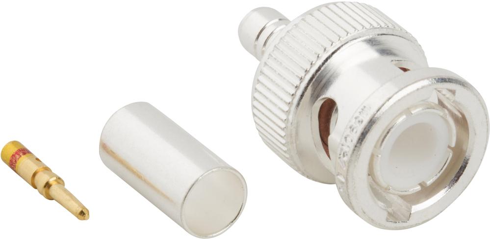 Amphenol RF-031-4427 RF-Steckverbinder Conn BNC 0Hz to 4GHz 50Ohm Crimp ST Cable Mount PL Gold