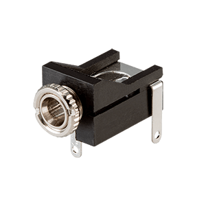 Same Sky (formerly CUI Devices)-MJ-3536 Conector de audio y video Conn 3.5MM Mono Jack RCP 2 POS Solder RA Thru-Hole 3 Terminal 1 Port