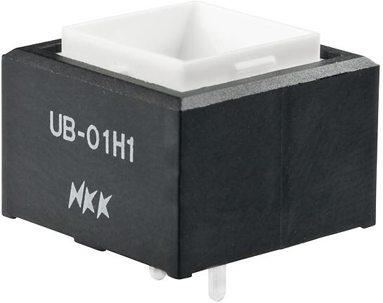 NKK Switches-UB04KW015C Switch Indicators Switch Indicators 1.85VDC 20mA LED Square Solder Lug Panel Mount with Snap-In