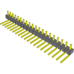 Conn Unshrouded Header HDR 20 POS 2.54mm Solder RA Side Entry Thru-Hole Bulk