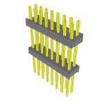 Conn Board Stacker HDR 16 POS 2.54mm Solder ST Top Entry Thru-Hole Bulk