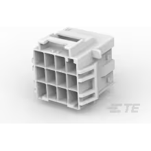TE Connectivity-1-1971875-4 Einzeladersteckverbinder, Gehäuse Conn Housing RCP 12 POS 6mm Crimp ST Panel Mount Natural Carton