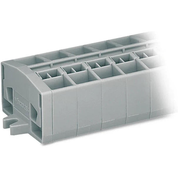 WAGO-264-261 Steckverbinder, Klemmenblöcke Conn Terminal Block 11 POS Clamp DIN Rail 24A Box