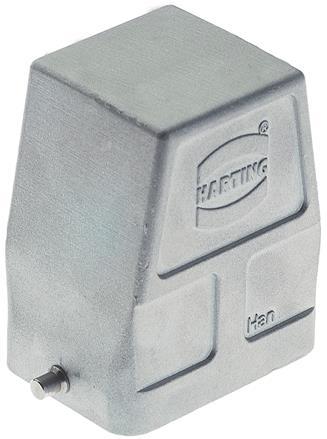 HARTING-09628060801 Schrumpfbalgenadapter Hood 180° 6B Shell Size Die Cast Aluminum Single Lock Han®