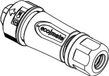 Amphenol-FLS6BS10N3S03 Steckverbinder, rund Conn Circular SKT 3 POS ST Cable Mount 3 Terminal 1 Port Bag