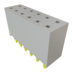 Conn Socket Strip SKT 12 POS 2.54mm Solder ST Top Entry Thru-Hole Bulk