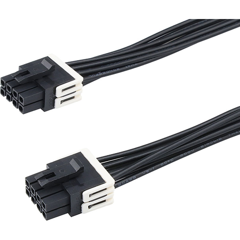 Molex-2283631082 Assemblage de câble autre Cable Assembly Discrete Wire UL 1061 0.15m 20AWG Micro-Fit+ to Micro-Fit+ 8 to 8 POS F-F Crimp/Compression Micro-Fit+ Bag