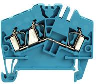 Weidmueller GmbH & Co. KG-1706040000 Connector Terminal Blocks Conn Feed-Through Terminal Block 3 POS Tension Clamp T DIN Rail 23A