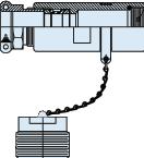 Glenair-M85049/3W13A1 Schrumpfbalgenadapter Environmental Backshell 180° 22 Shell Size Cadmium Over Electroless Nickel Aluminum