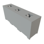 Conn Socket Strip SKT 3 POS 5.08mm Solder ST Thru-Hole Tube