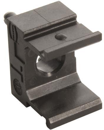 HARTING-02539000003 Steckverbinderzubehör Connector Accessories Module Straight Polyamide Black har-modular®