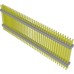 Conn Board Stacker HDR 80 POS 2mm Solder ST Top Entry Thru-Hole Bulk