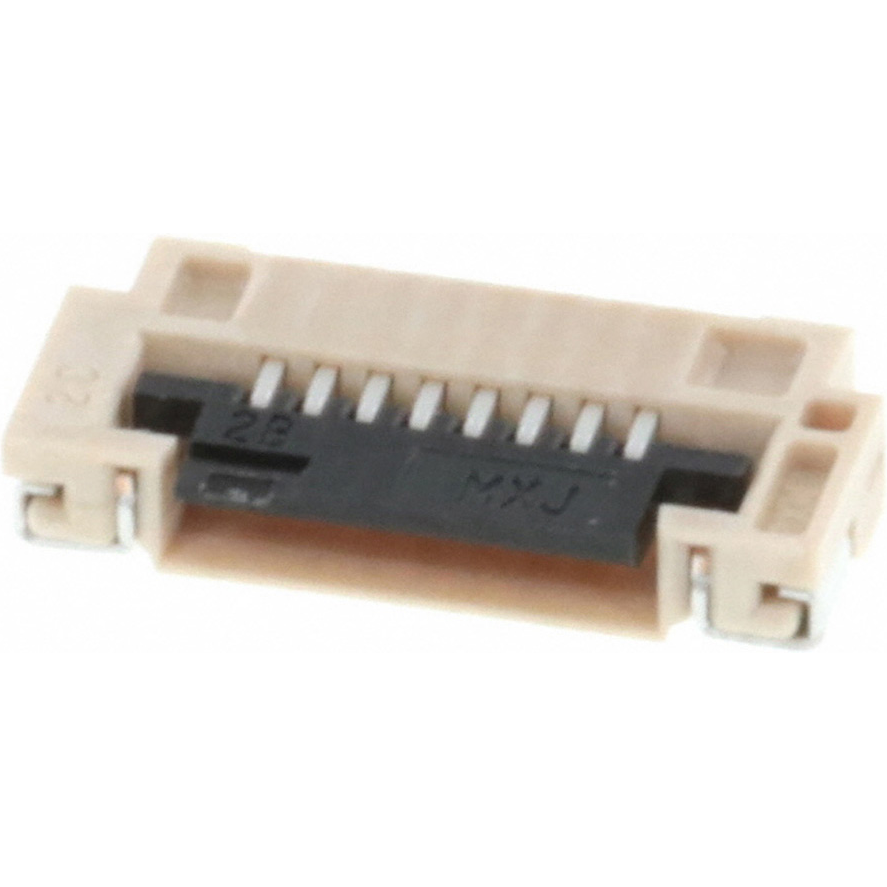 Molex-51296-0833 Raccordement FCC-FPC Conn FFC/FPC Connector SKT 8 POS 0.5mm Solder RA SMD T/R