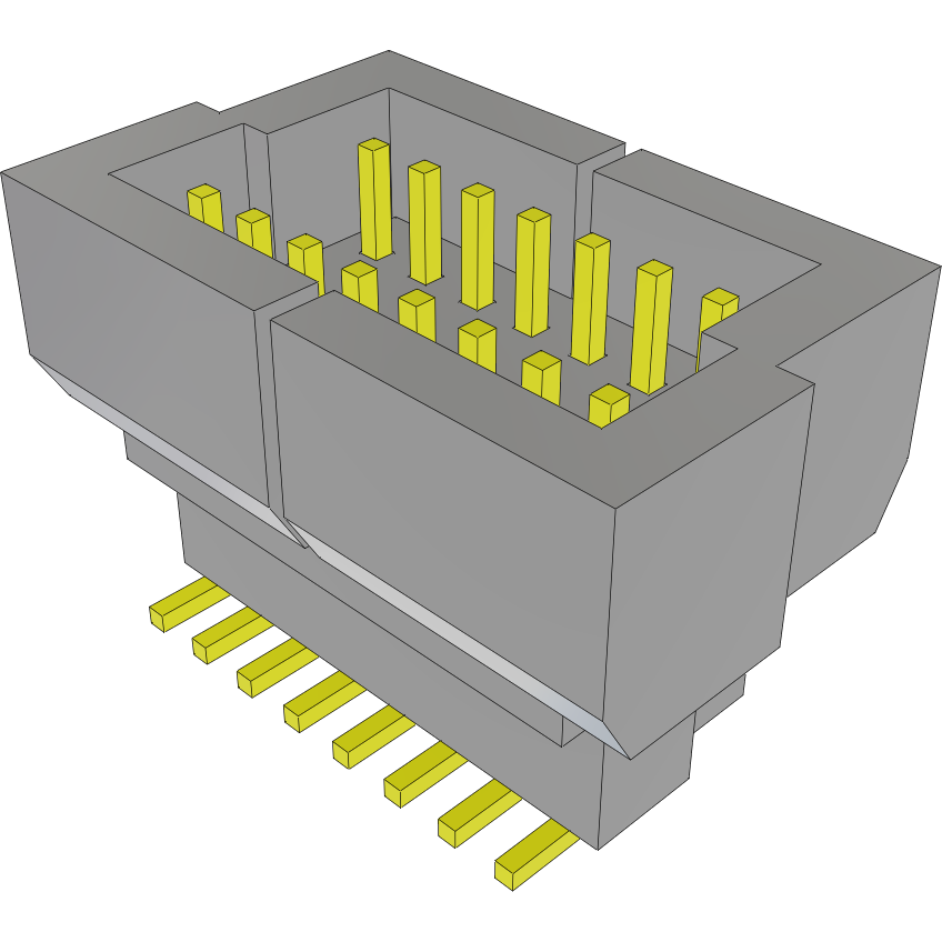 Samtec-BKT-115-05-F-V-S-A Steckverbinderleisten und Leiterplattenbuchsen Conn Shrouded Header HDR 15 POS 1mm Solder ST SMD Tube