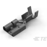 TE Connectivity-737440-2 连接器端子 Quick Disconnect Terminal 13-17AWG Brass F 17.1mm Tin Reel/Strip