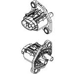 Conn Housing F 50 POS 3.6mm Crimp ST Cable