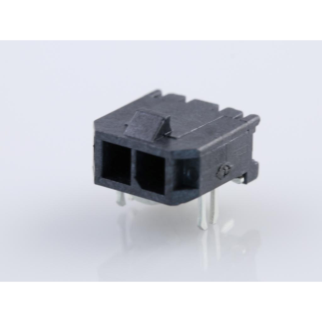 Molex-0436500211 Connector Headers and PCB Receptacles Conn Wire to Board HDR 2Power POS 3mm Solder RA Side Entry SMD Micro-Fit 3.0 T/R
