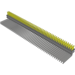 Conn Unshrouded Header HDR 100 POS 1.27mm Solder ST Top Entry Thru-Hole Tube