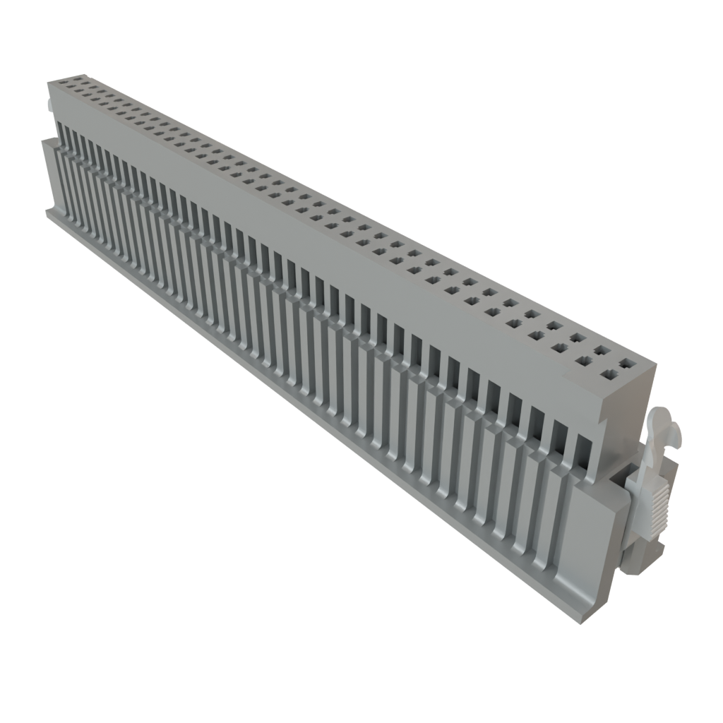 Samtec-ISDF-40-D-M Connector Discrete Wire Housing Conn Housing RCP 80 POS 1.27mm Crimp ST Cable Mount Black Tube