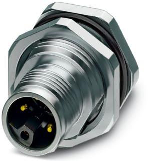 PHOENIX CONTACT-SACC-DSI-M12MSL-4FE-M16XL-L180 Sensor Accessories Flush-type connector, Power, 5-position, Plug, straight, M12, L-coded, Solder pins