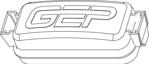 GEP Power Products-PDM-TC Accessori per connettori Connector Accessories Cover Straight Polybutylene Terephthalate Black