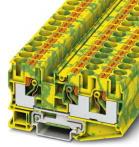 PHOENIX CONTACT-3208745 Steckverbinder, Klemmenblöcke Conn Ground Modular Terminal Block 3 POS Push-In T DIN Rail 57A