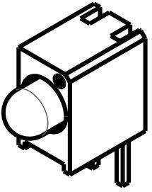 Dialight-551-0412-803F LED LED Uni-Color Red 650nm 2-Pin