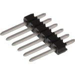 Conn Unshrouded Header HDR 6 POS 2.54mm Solder ST Top Entry Thru-Hole C-Grid III Tray