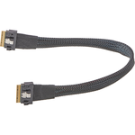 Cable Assembly 0.5m 32AWG 74 to 74 POS SAS to SAS M-M SlimSAS Bag