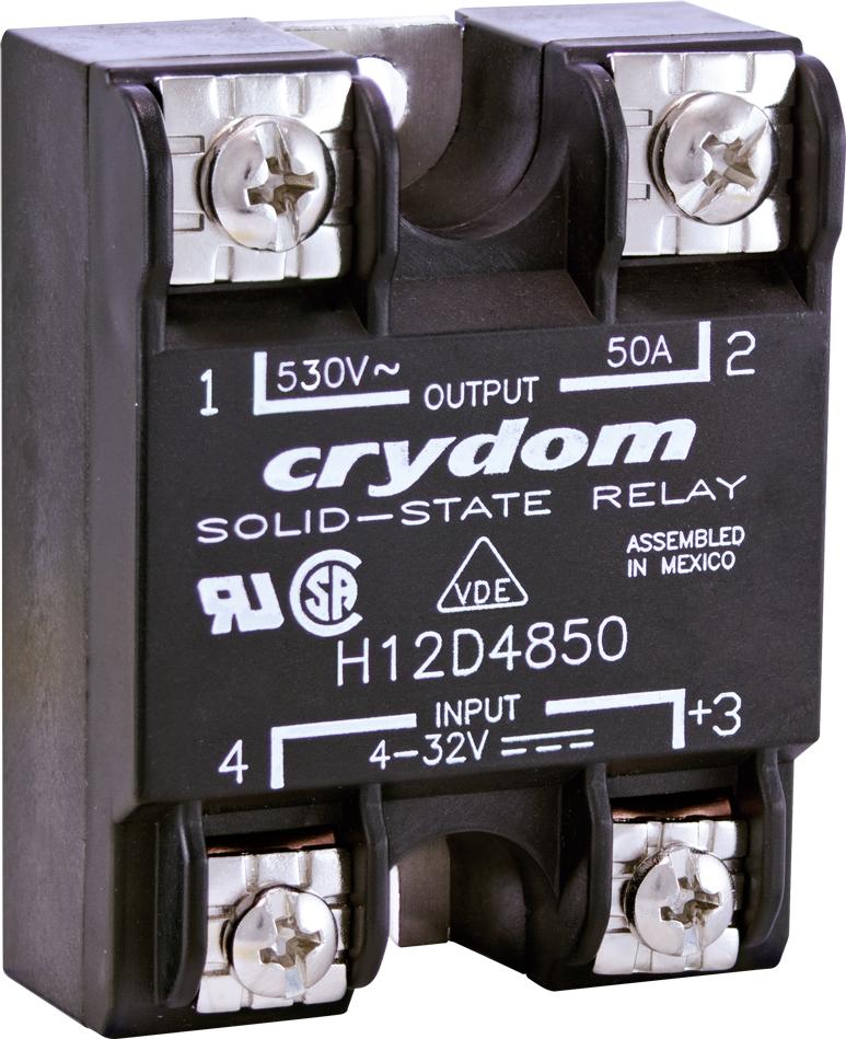 Sensata Technologies-H12D4850 Halbleiterrelais Solid State Relay 15mA 32V DC-IN 50A 530V AC-OUT 4-Pin
