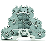 Conn Terminal Block 6 POS Spring Clamp T DIN Rail 20A Box