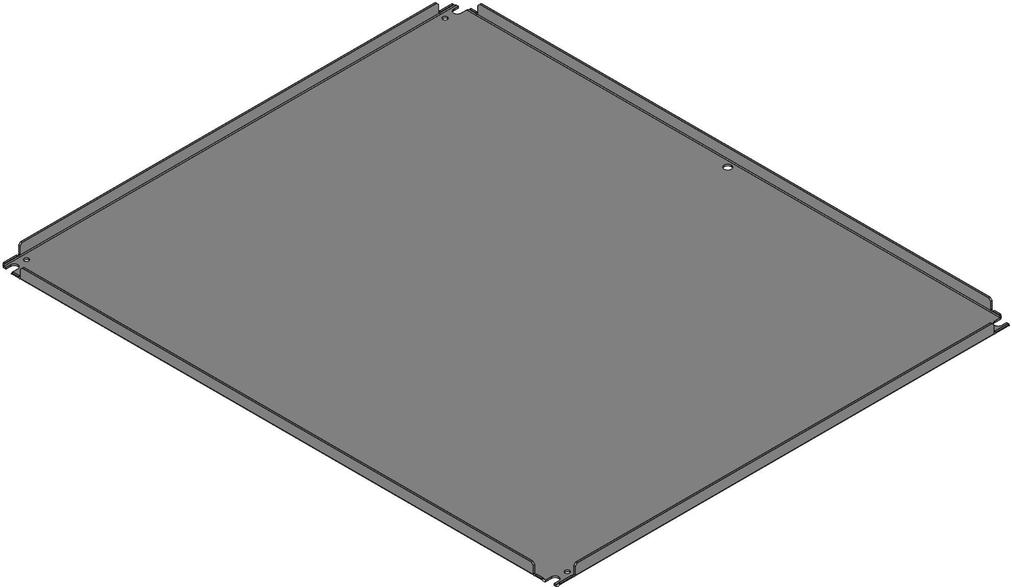 Hammond Manufacturing-EP3036 null Inner Panel, Mild Steel, White, Galvanized, 34.2 In Length, 28.2 In Depth