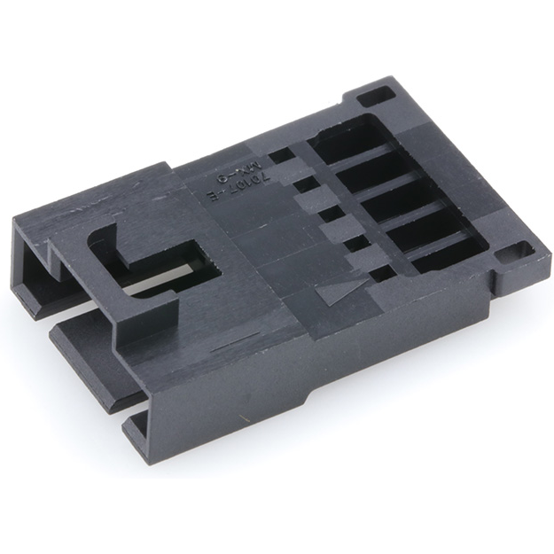 Molex-70107-5005 Connector Discrete Wire Housing Conn Housing M 5 POS 2.54mm Crimp ST Cable Mount Black SL™ Bag