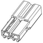 TE Connectivity-2834036-1 Steckverbinderleisten und Leiterplattenbuchsen Conn Wire to Wire HDR 2 POS Crimp ST Cable Mount Bag