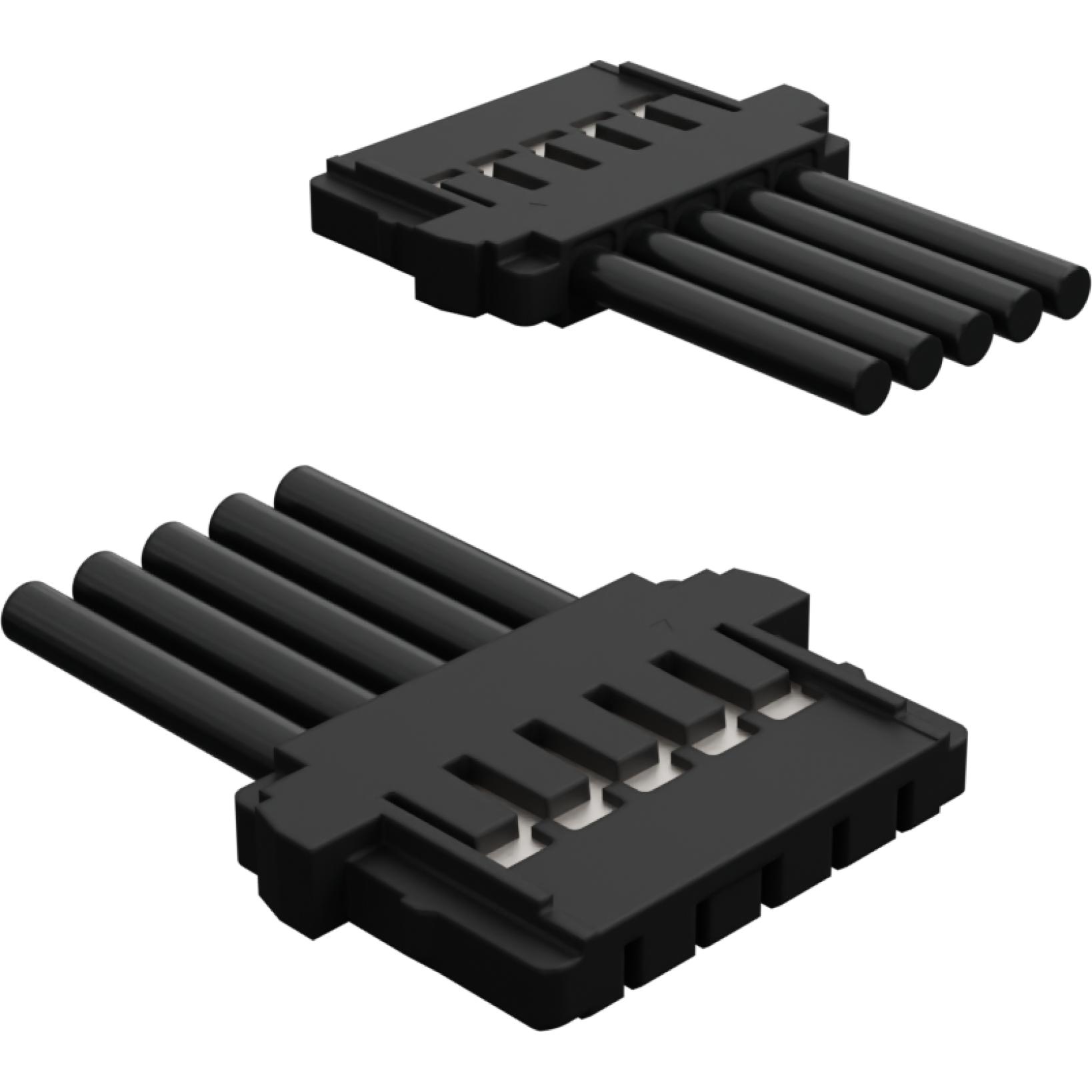 Molex-2196562052 Andere Kabelbaugruppen Cable Assembly UL 10002 0.15m 20AWG Wire to Board to Wire to Board 5 to 5 POS F-F Crimp-Crimp Bag