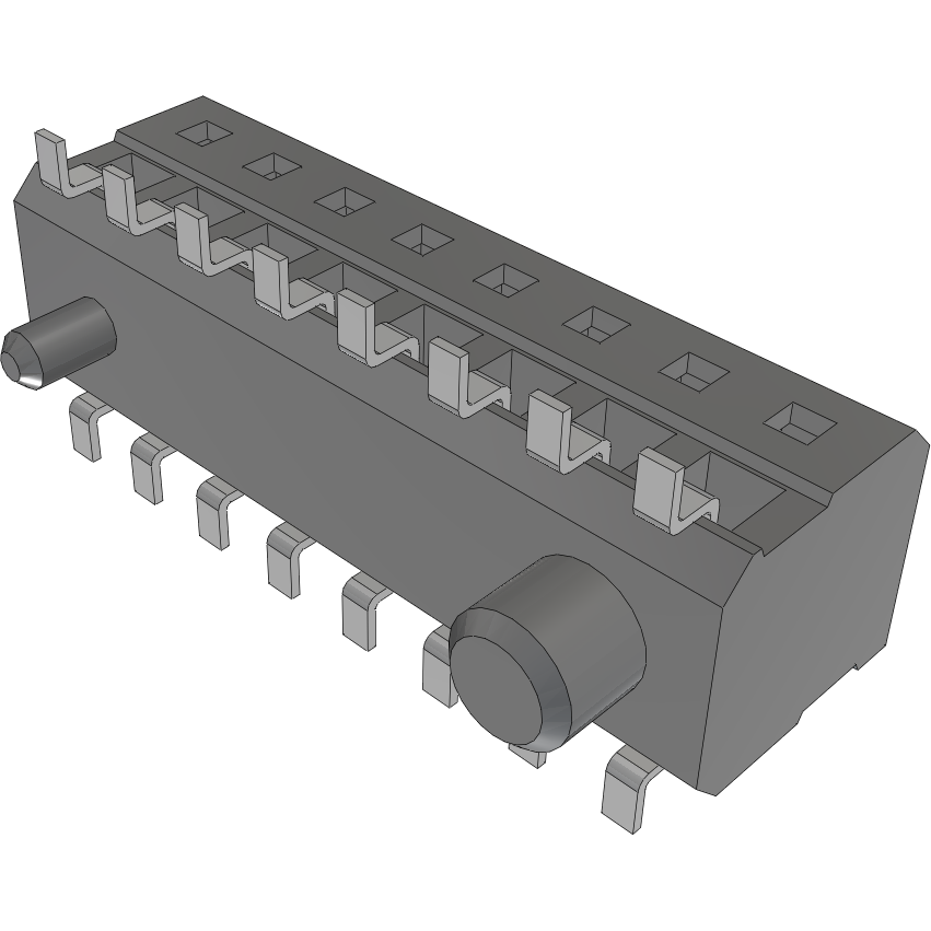 Samtec-CLP-108-02-F-DH-A-FR 连接器插头及 PCB 插座 Conn Socket Strip SKT 16 POS 1.27mm Solder RA SMD T/R